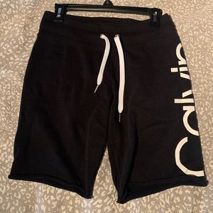 calvin klein black shorts